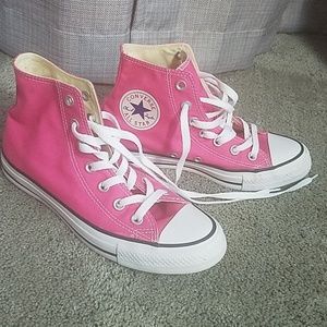 Converse All Star Pink High Tops Size 7.5